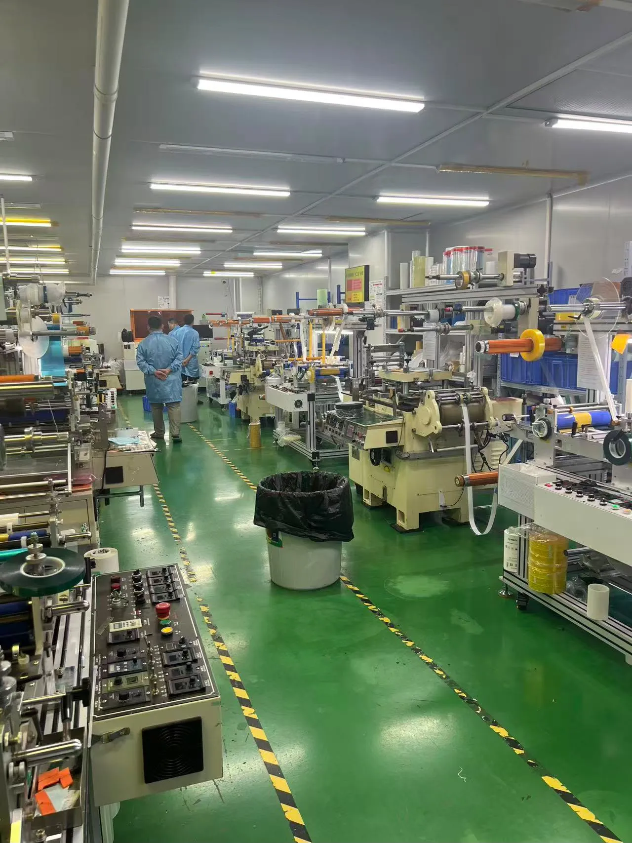Overview of the factory production floor