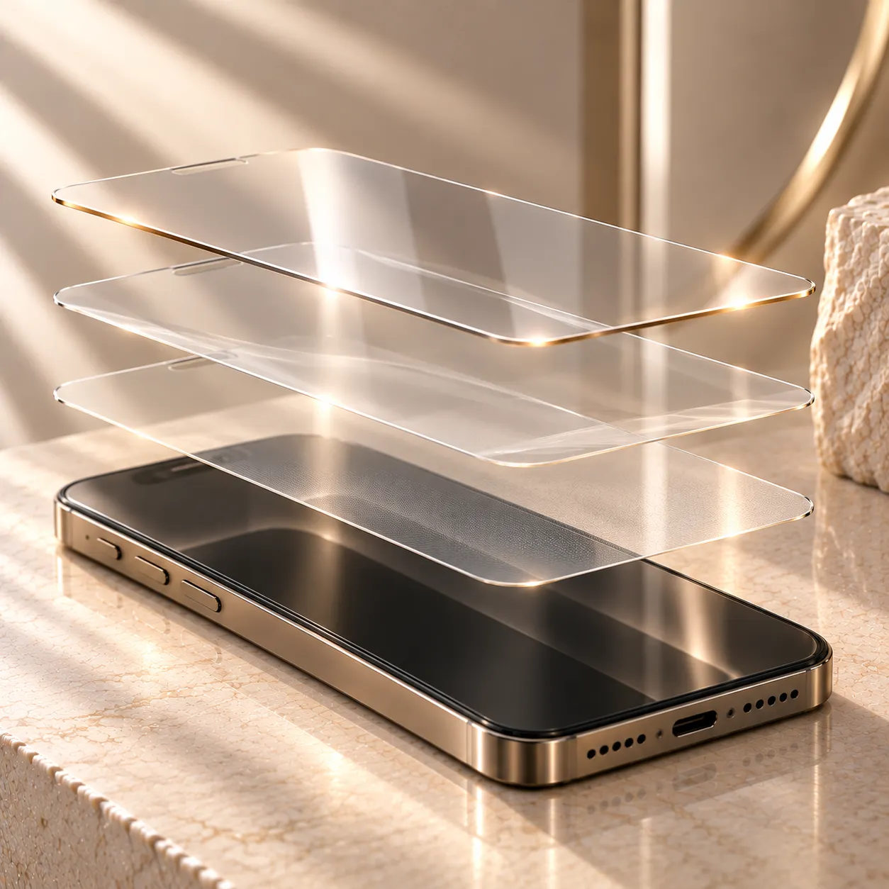 UV Ultra Ceramic and Silicon screen protector